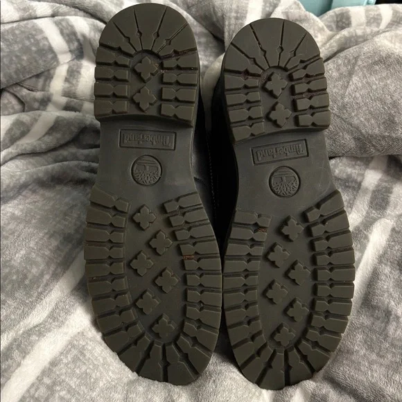 Timberland Women's Black & White High Top Leather Winter Boots - Picture 7 of 11